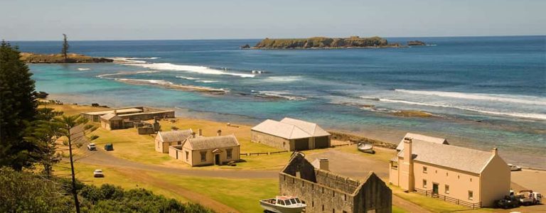 World Heritage-listed Kingston & Arthur's Vale Historic Area (KAVHA)